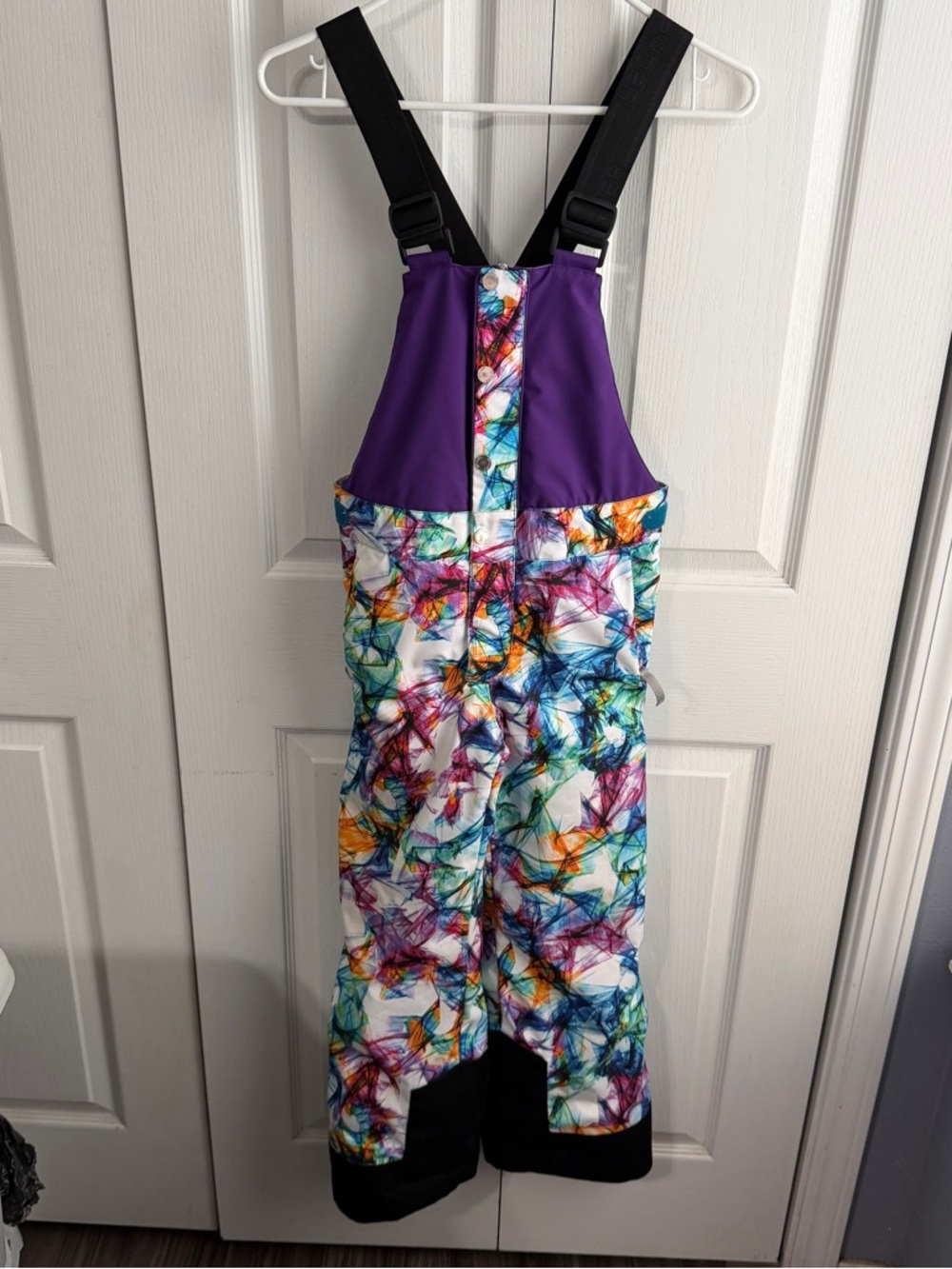 Spyder Nora snow ski bib overalls girls size 10